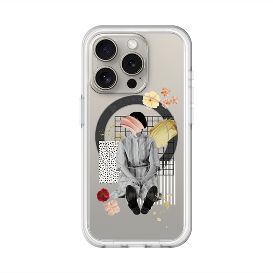 スリムプロテクションプレミアムケース with MagSafe［ Spring Picnic with Flowers ］
