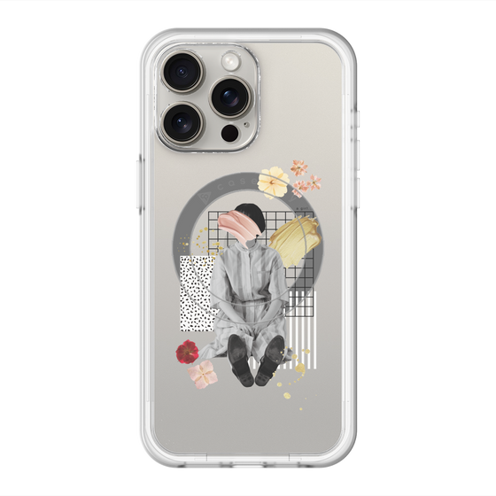 スリムプロテクションプレミアムケース with MagSafe［ Spring Picnic with Flowers ］