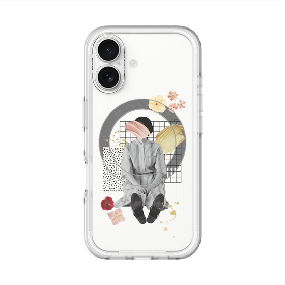スリムプロテクションプレミアムケース with MagSafe［ Spring Picnic with Flowers ］