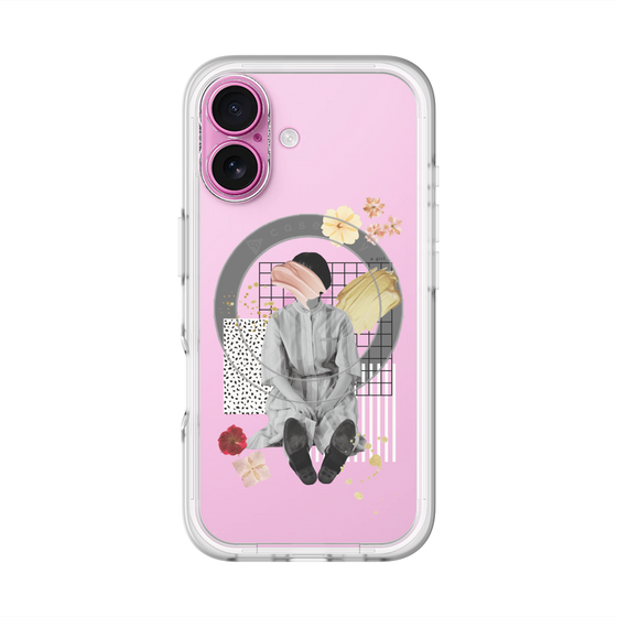 スリムプロテクションプレミアムケース with MagSafe［ Spring Picnic with Flowers ］
