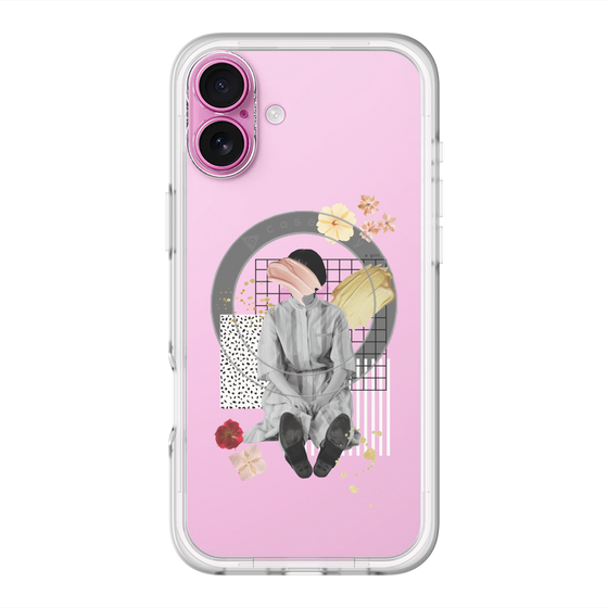 スリムプロテクションプレミアムケース with MagSafe［ Spring Picnic with Flowers ］