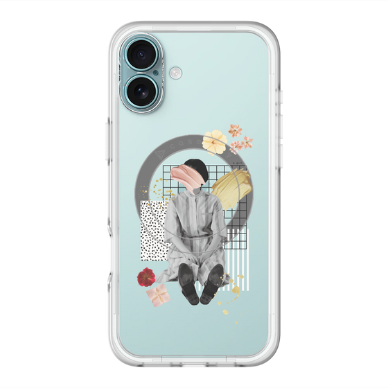 スリムプロテクションプレミアムケース with MagSafe［ Spring Picnic with Flowers ］
