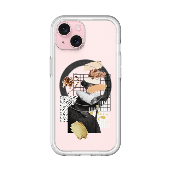 スリムプロテクションプレミアムケース with MagSafe［ Artistic Fall in Beige ］