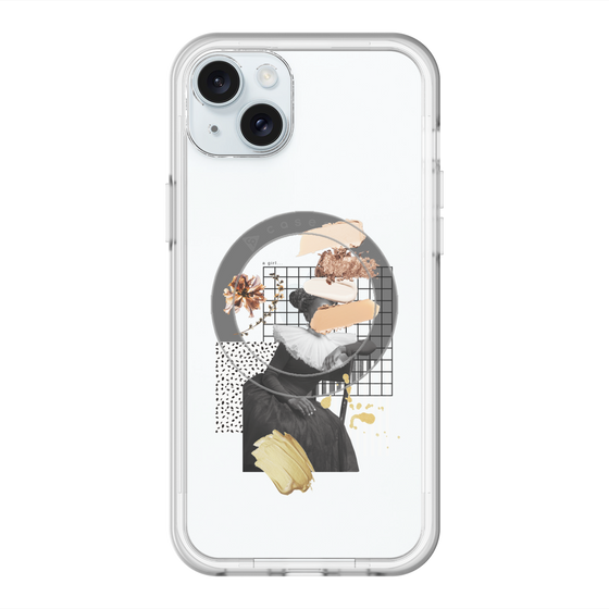 スリムプロテクションプレミアムケース with MagSafe［ Artistic Fall in Beige ］