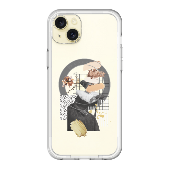 スリムプロテクションプレミアムケース with MagSafe［ Artistic Fall in Beige ］