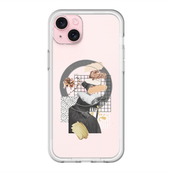 スリムプロテクションプレミアムケース with MagSafe［ Artistic Fall in Beige ］