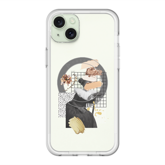 スリムプロテクションプレミアムケース with MagSafe［ Artistic Fall in Beige ］