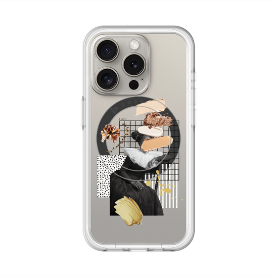 スリムプロテクションプレミアムケース with MagSafe［ Artistic Fall in Beige ］
