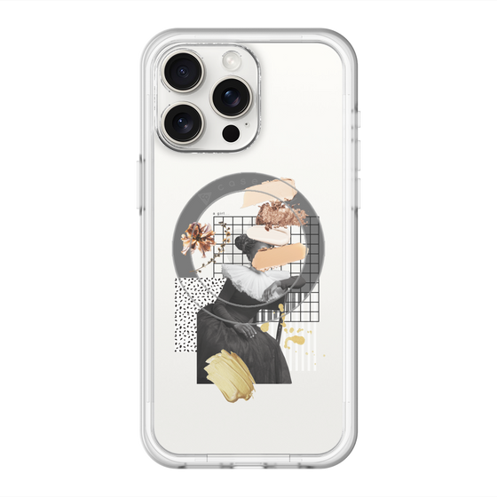 スリムプロテクションプレミアムケース with MagSafe［ Artistic Fall in Beige ］