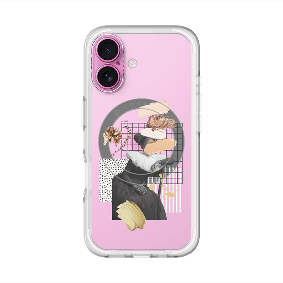 スリムプロテクションプレミアムケース with MagSafe［ Artistic Fall in Beige ］