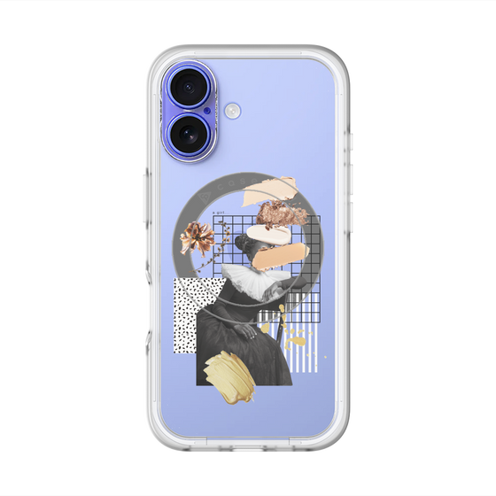 スリムプロテクションプレミアムケース with MagSafe［ Artistic Fall in Beige ］