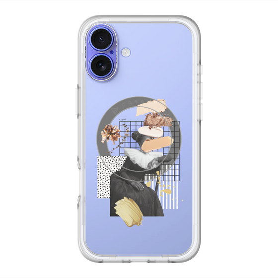 スリムプロテクションプレミアムケース with MagSafe［ Artistic Fall in Beige ］