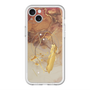 スリムプロテクションプレミアムケース with MagSafe［ Marble Nuance Painting Brown ］