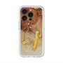 スリムプロテクションプレミアムケース with MagSafe［ Marble Nuance Painting Brown ］