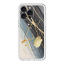 スリムプロテクションプレミアムケース with MagSafe［ Marble Nuance Painting Black ］