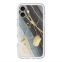 スリムプロテクションプレミアムケース with MagSafe［ Marble Nuance Painting Black ］