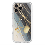 スリムプロテクションプレミアムケース with MagSafe［ Marble Nuance Painting Black ］