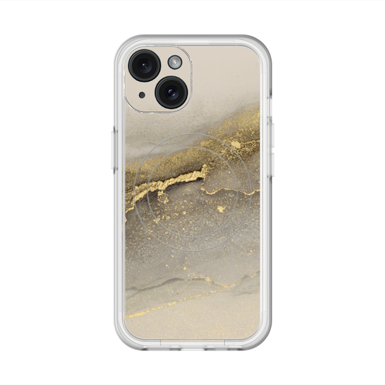 スリムプロテクションプレミアムケース with MagSafe［ Marble Gray ］