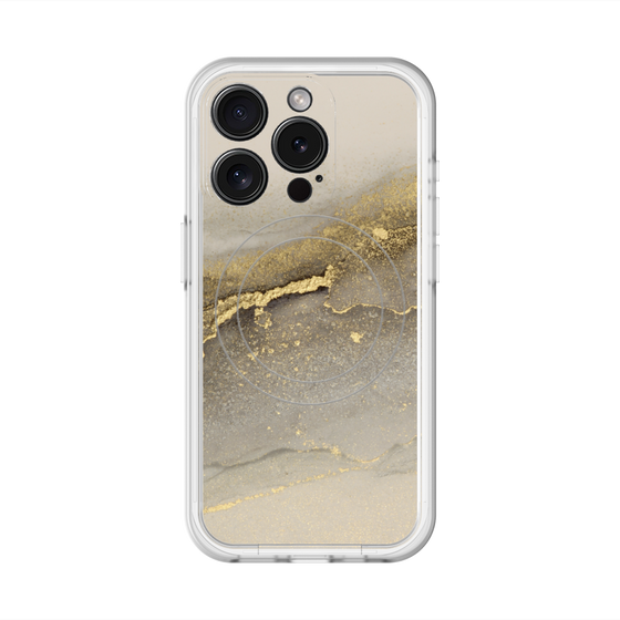 スリムプロテクションプレミアムケース with MagSafe［ Marble Gray ］