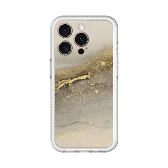 スリムプロテクションプレミアムケース with MagSafe［ Marble Gray ］