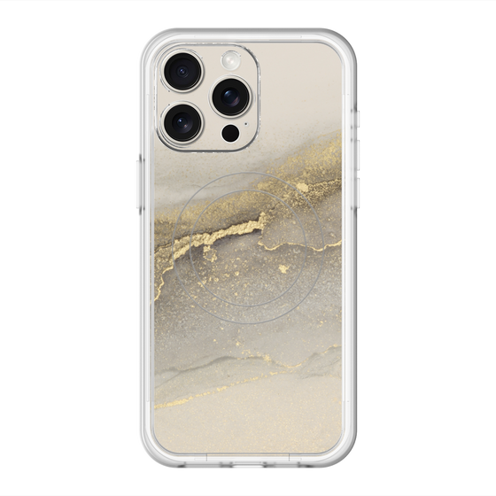 スリムプロテクションプレミアムケース with MagSafe［ Marble Gray ］