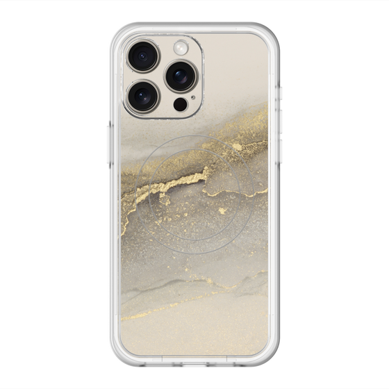 スリムプロテクションプレミアムケース with MagSafe［ Marble Gray ］