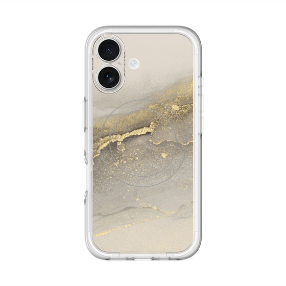 スリムプロテクションプレミアムケース with MagSafe［ Marble Gray ］
