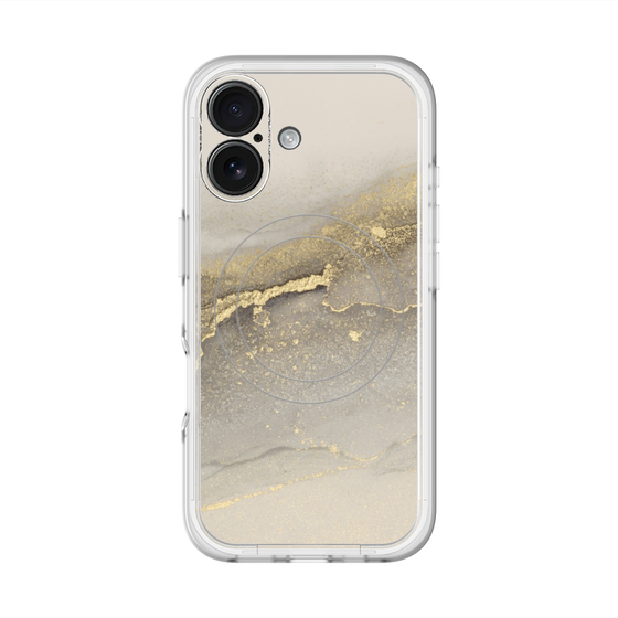 スリムプロテクションプレミアムケース with MagSafe［ Marble Gray ］