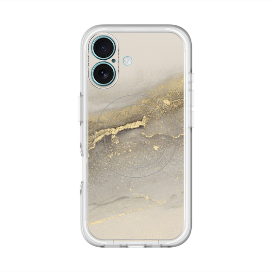 スリムプロテクションプレミアムケース with MagSafe［ Marble Gray ］