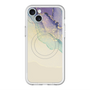 スリムプロテクションプレミアムケース with MagSafe［ Marble Purple ］