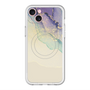 スリムプロテクションプレミアムケース with MagSafe［ Marble Purple ］
