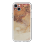 スリムプロテクションプレミアムケース with MagSafe［ Marble Brown ］