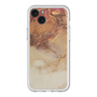 スリムプロテクションプレミアムケース with MagSafe［ Marble Brown ］