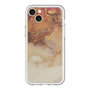 スリムプロテクションプレミアムケース with MagSafe［ Marble Brown ］