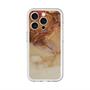 スリムプロテクションプレミアムケース with MagSafe［ Marble Brown ］