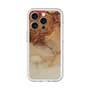 スリムプロテクションプレミアムケース with MagSafe［ Marble Brown ］