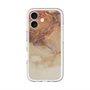 スリムプロテクションプレミアムケース with MagSafe［ Marble Brown ］