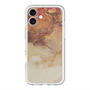 スリムプロテクションプレミアムケース with MagSafe［ Marble Brown ］