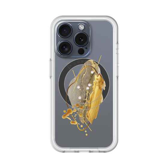 スリムプロテクションプレミアムケース with MagSafe［ Nuance Painting Gray ］