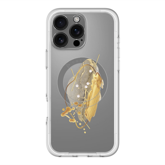 スリムプロテクションプレミアムケース with MagSafe［ Nuance Painting Gray ］