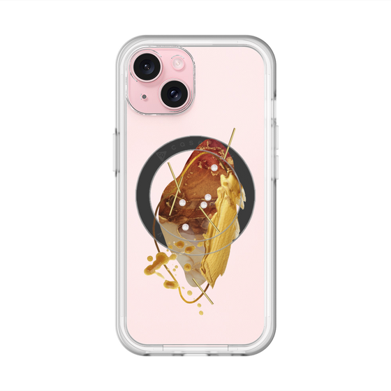 スリムプロテクションプレミアムケース with MagSafe［ Nuance Painting Brown ］