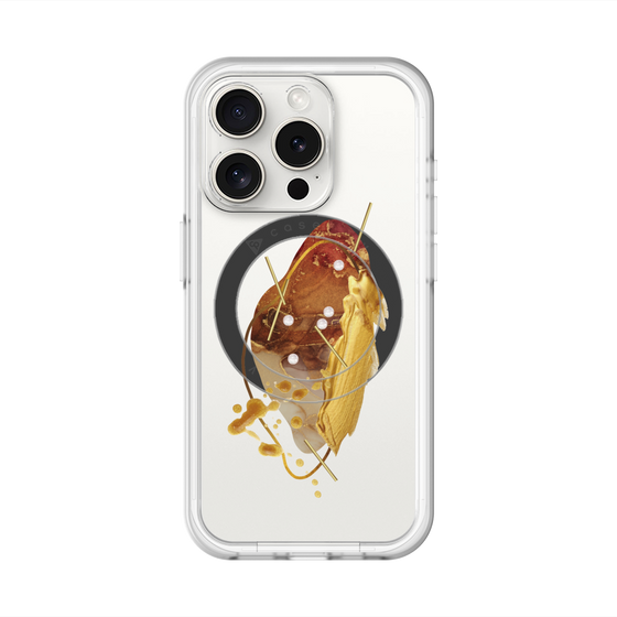スリムプロテクションプレミアムケース with MagSafe［ Nuance Painting Brown ］