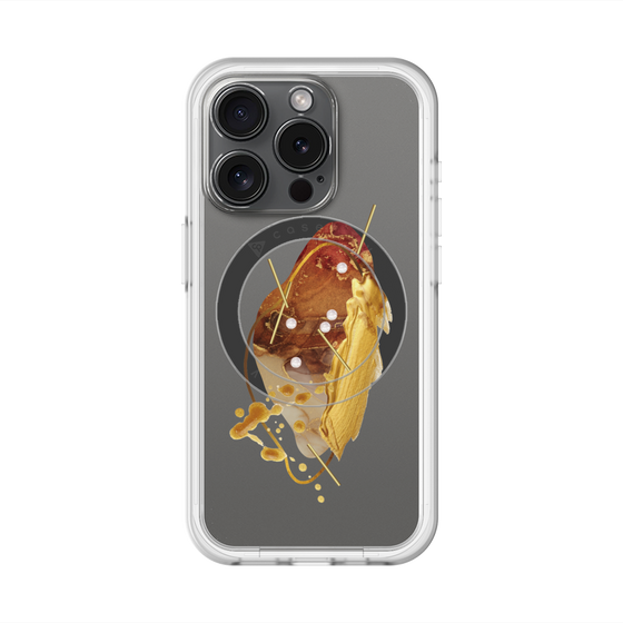 スリムプロテクションプレミアムケース with MagSafe［ Nuance Painting Brown ］