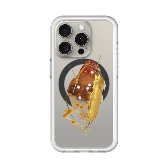 スリムプロテクションプレミアムケース with MagSafe［ Nuance Painting Brown ］