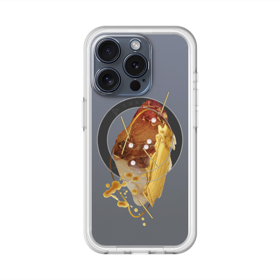 スリムプロテクションプレミアムケース with MagSafe［ Nuance Painting Brown ］