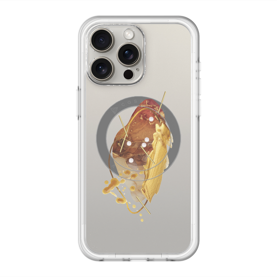 スリムプロテクションプレミアムケース with MagSafe［ Nuance Painting Brown ］