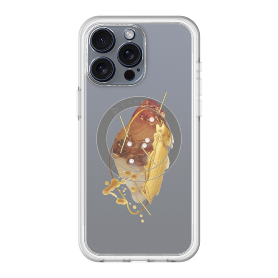 スリムプロテクションプレミアムケース with MagSafe［ Nuance Painting Brown ］