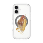 スリムプロテクションプレミアムケース with MagSafe［ Nuance Painting Brown ］
