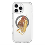 スリムプロテクションプレミアムケース with MagSafe［ Nuance Painting Brown ］