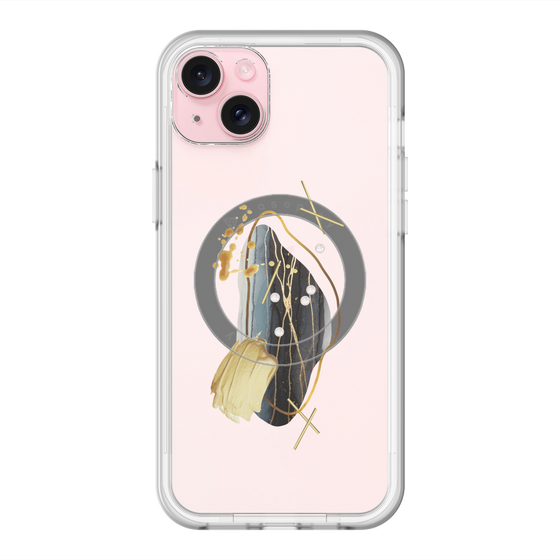 スリムプロテクションプレミアムケース with MagSafe［ Nuance Painting Black ］